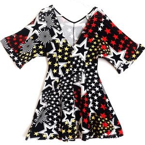 ASOS Dresses - ASOS Edgy Shooting Stars Skater Flare Dress Sz 8 ASOS Dresses - ASOS Edgy Shooting Stars Skater Flare Dress Sz 8